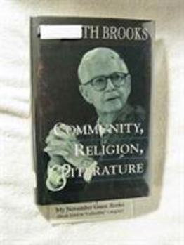 Hardcover Community, Religion, and Literature: Volume 1 Book