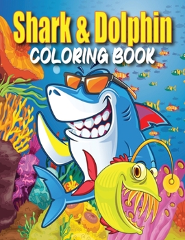 Paperback Shark & Dolphin Coloring Book