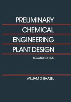 Hardcover Preliminary Chemical Engineering Plant Design Book