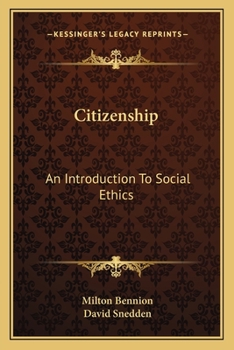 Paperback Citizenship: An Introduction To Social Ethics Book