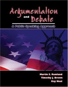 Paperback Argumentation and Debate: A Public Speaking Approach Book