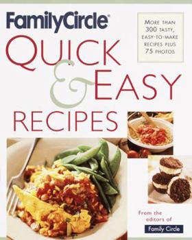 Hardcover Family Circle Quick and Easy Recipes Book
