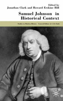 Hardcover Samuel Johnson in Historical Context Book