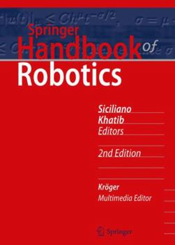 Hardcover Springer Handbook of Robotics Book