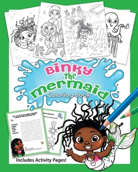 Paperback Binky The Mermaid: Green Coloring Book