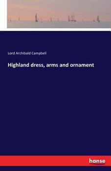 Paperback Highland dress, arms and ornament Book
