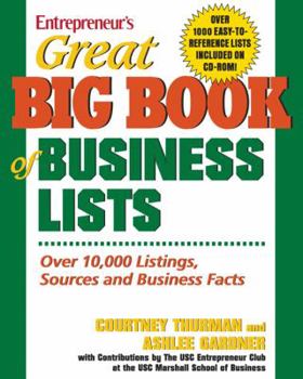 Paperback Great Big Book of Business Lists: All the Things You Need to Know to Run a Small Business [With CD-ROM] Book