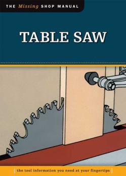 Paperback Table Saw (Missing Shop Manual): The Tool Information You Need at Your Fingertips Book