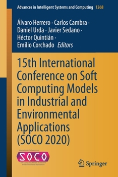 Paperback 15th International Conference on Soft Computing Models in Industrial and Environmental Applications (Soco 2020) Book