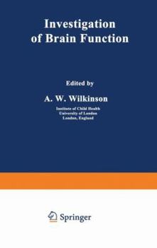 Paperback Investigation of Brain Function Book