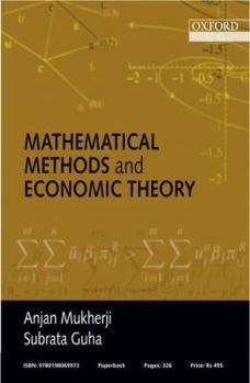 Hardcover Mathematical Methods and Economic Theory Book