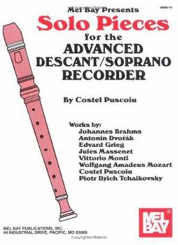 Paperback Solo Pieces for the Advanced Descant/Soprano Recorder Book