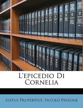 Paperback L'Epicedio Di Cornelia [Italian] Book