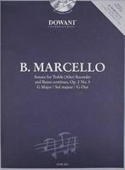 Paperback Sonata for Treble Recorder & Basso Continuo, Op 2 No 2 Book