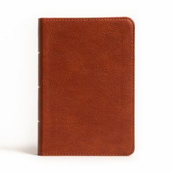 Imitation Leather NASB Large Print Compact Reference Bible, Burnt Sienna Leathertouch Book