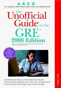 Paperback The Unofficial Guide to the GRE Book
