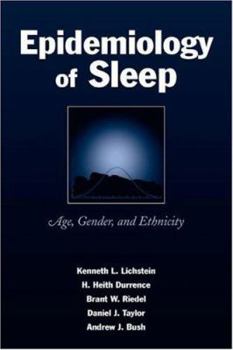 Hardcover Epidemiology of Sleep Book