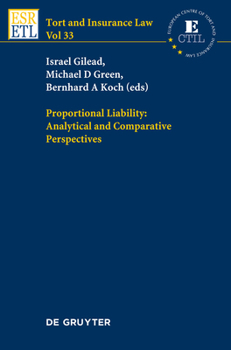Hardcover Proportional Liability: Analytical and Comparative Perspectives Book