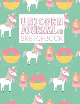 Unicorn Sketchbook and Journal: Drawing Pad for Kids Girls (A Large Size Journal, 8.5 x 11, 130 Pages, Blank Paper For Drawing And Sketching)
