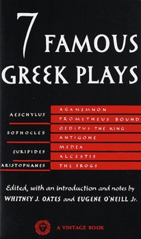 Paperback Seven Famous Greek Plays Book