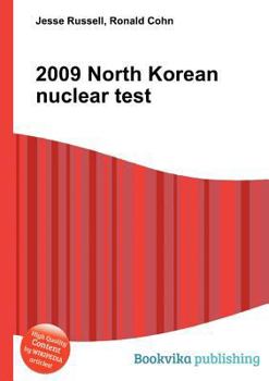 Paperback 2009 North Korean Nuclear Test Book