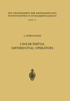 Hardcover Linear Partial Differential Operators. Book