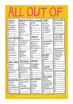 Hardcover Hand Lettered Pad: All Out of Book