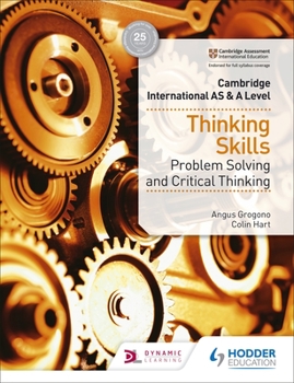 Paperback Cambridge International as & a Level Thinking Skills: Hodder Education Group Book
