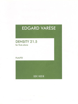 Paperback Density 21.5: For Solo Flute Book