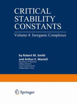 Paperback Critical Stability Constants: Inorganic Complexes Book