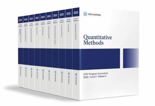 Paperback 2025 Cfa Program Curriculum Level I Box Set Book
