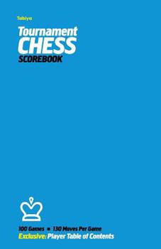 Paperback Tabiya Tournament Chess Scorebook: Cover Style: Blue Book
