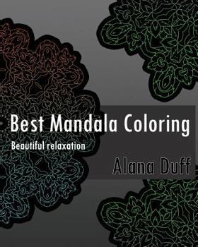 Paperback Best Mandala Coloring Book (Beautiful relaxation) Book