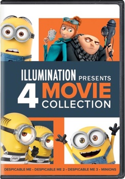 DVD 4-Movie Collection: Despicable Me / Despicable Me 2 / Despicable Me 3 / Minions Book