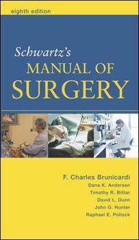 Paperback Schwartz's Manual of Surgery Book