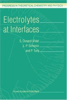 Paperback Electrolytes at Interfaces Book