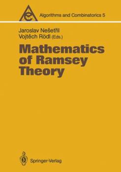 Paperback Mathematics of Ramsey Theory Book