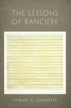 Paperback The Lessons of Ranciere Book