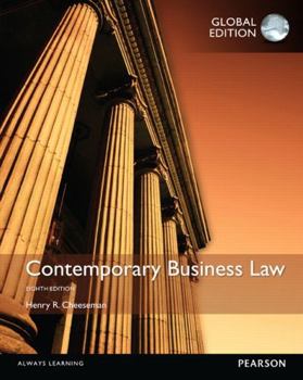 Paperback Contemporary Business Law, Global Edition Book