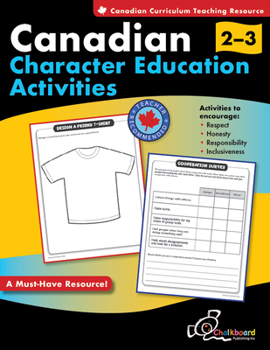 Canadian Character Education Activities Grades 2-3