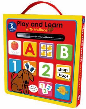 Paperback Play and Learn with Wallace: Workbook Box Set: Includes 5 Wipe-Clean Books Book
