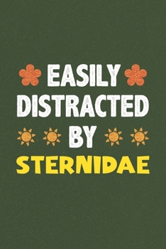Easily Distracted By Sternidae: Sternidae Lovers Funny Gifts Dot Grid Journal Notebook 6x9 120 Pages