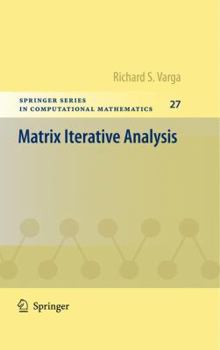 Paperback Matrix Iterative Analysis Book