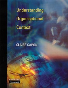 Paperback Understanding Organisational Context Book