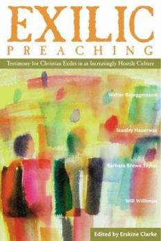 Paperback Exilic Preaching Book