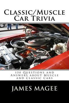 Paperback Classic/Muscle Car Trivia Book