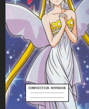 Notebook: Anime Japan Sailor Moon Soft Glossy Cover Graph Paper Pages Book 7.5 x 9.25 Inches 110 Pages