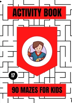 Paperback Activity Book: 90 Mazes for Kids Book