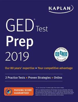 Paperback GED Test Prep 2019: 2 Practice Tests + Proven Strategies Book