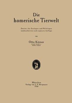 Paperback Die Homerische Tierwelt [German] Book